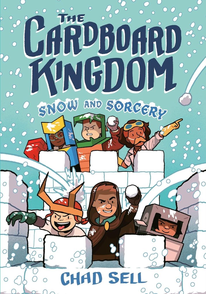 Book cover of The Cardboard Kingdom 3: Snow and Sorcery